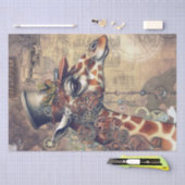 Steampunk Giraffe Tissuepapier (Craft)