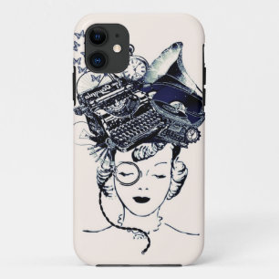 Steampunk Girl iPhone 11 Hoesje