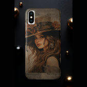Steampunk Girl Case-Mate iPhone Case