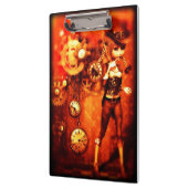 Steampunk Girl Klembord (Links)