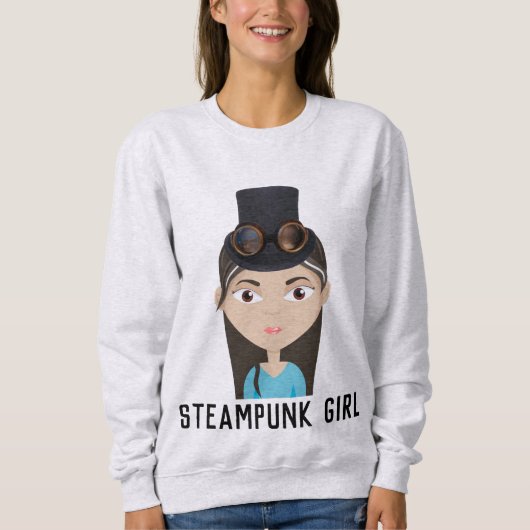 STEAMPUNK GIRL T-Shirts (Voorkant)