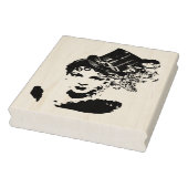 Steampunk Glamour Lady Rubberstempel (Stempel)