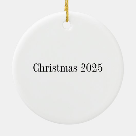 Steampunk Glow Santa Claus Keramisch Ornament (Achterkant)