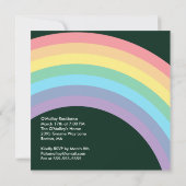 Steampunk Gnome-Leprechaun Unicorn St Patricks Day Kaart (Achterkant)