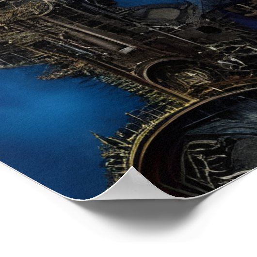 Steampunk Goddess Art Poster (Hoek)