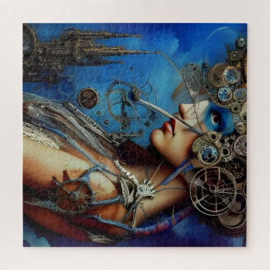 Steampunk Goddess Puzzel (Horizontaal)