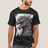 Steampunk Godzilla T-shirt (Voorkant)