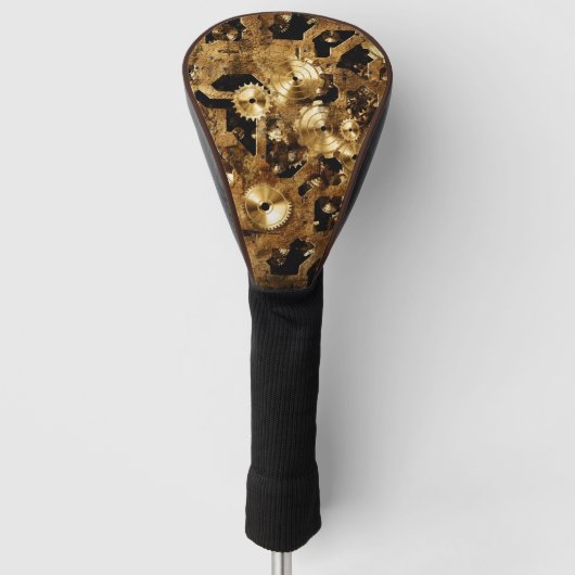 Steampunk Golfheadcover (Voorkant)