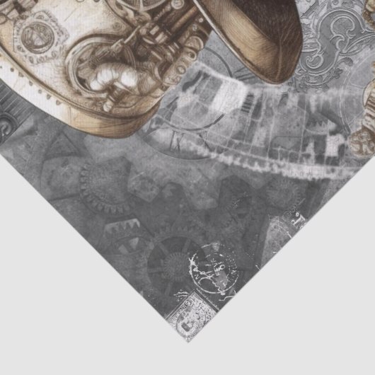 Steampunk Gorilla Tissuepapier (Detail)