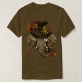 Steampunk Gothic Elephant Mechanical Animal Elepha T-shirt (Design voorkant)