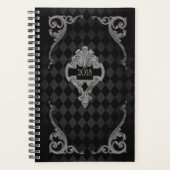 Steampunk Gothic gepersonaliseerd Planner (Voorkant)