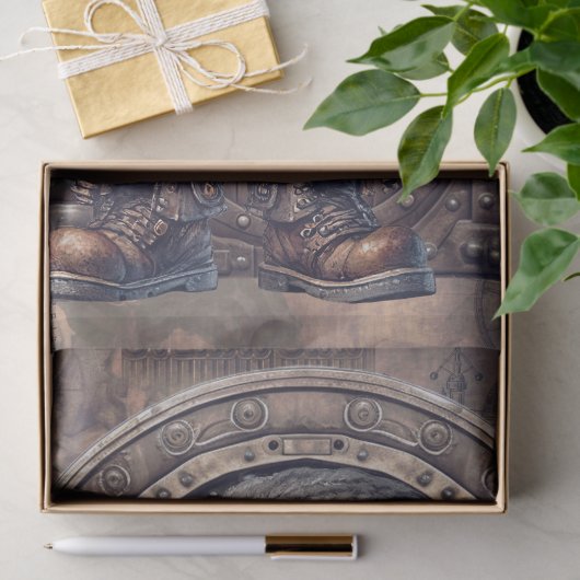 Steampunk Gothic Gnome Tissuepapier (Geschenk)