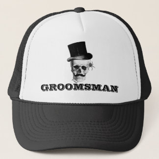 Steampunk gothic groomsman trucker pet