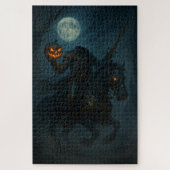 Steampunk Gothic Horror Headless Horseman Legpuzzel (Verticaal)