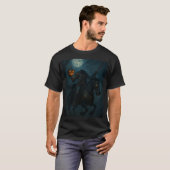 Steampunk Gothic Horror Headless Horseman T-shirt (Voorkant volledig)
