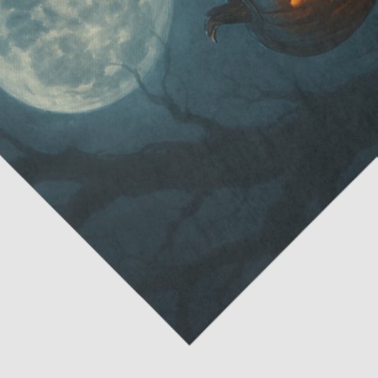 Steampunk Gothic Horror Headless Horseman Tissuepapier (Detail)