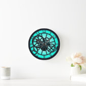 Steampunk Gothic Ironwork die binnen werkt Ronde Klok (Huis)