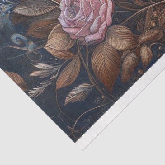 Steampunk Gothic LadyBug Decoupage Tissuepapier (Detail)