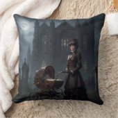 Steampunk Gothic Mutter mit viktorianischem Kinder Kussen (Deken)