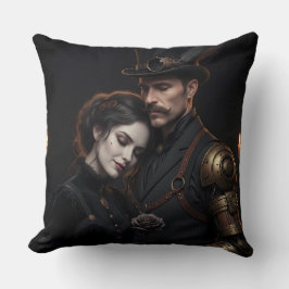 Steampunk Gothic Paar Kissen Kussen
