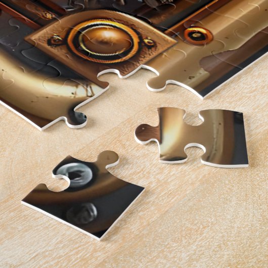 Steampunk Gothic Romantic Photo Personalized Legpuzzel (Zijkant)