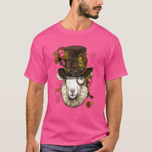 Steampunk Gothic Sheep Lamb Mechanische Boerderij T-shirt