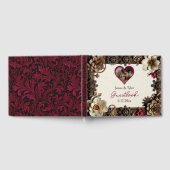 Steampunk Gothic thema bruiloft gepersonaliseerd Gastenboek (Volledig)