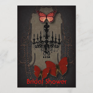 steampunk gothic vlinderparis  kroonluchter kaart