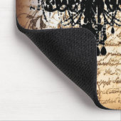 steampunk gothic vlinderparis  kroonluchter muismat (Hoek)