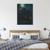 Steampunk gotische horror hoofdloze ruiter canvas afdruk (Insitu (Slaapkamer))