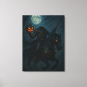 Steampunk gotische horror hoofdloze ruiter canvas afdruk (Voorkant)