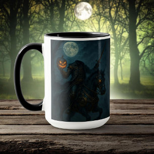 Steampunk gotische horror hoofdloze ruiter mok