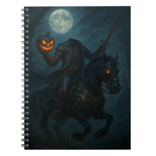 Steampunk gotische horror hoofdloze ruiter notitieboek