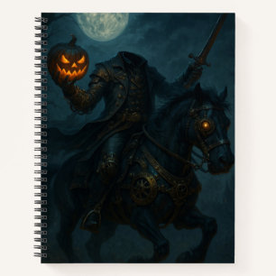 Steampunk gotische horror hoofdloze ruiter notitieboek