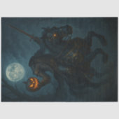 Steampunk gotische horror hoofdloze ruiter tissuepapier (Voorkant)