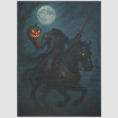 Steampunk gotische horror hoofdloze ruiter tissuepapier