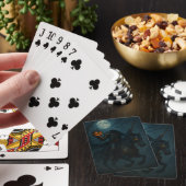 Steampunk gotische horror zonderhoofdse ruiter pokerkaarten (Insitu)