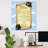 Steampunk Grafische ontwerpen over de illusie van  Poster (Thuiskantoor)