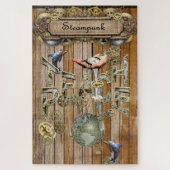 Steampunk Graphic Element Collecties op hout Legpuzzel (Verticaal)