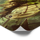 Steampunk Greenhouse in het Oerwoud Poster (Hoek)