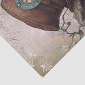 Steampunk Grizzly Beer Tissuepapier (Detail)