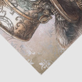 Steampunk Grizzly Beer Tissuepapier (Detail)