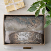 Steampunk Grizzly Beer Tissuepapier (Geschenk)