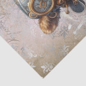 Steampunk Grizzly Beer Tissuepapier (Detail)