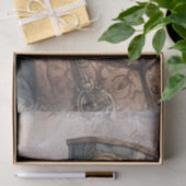 Steampunk Grizzly Beer Tissuepapier (Geschenk)