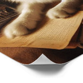 Steampunk Grot Kind - Pet Wolf 05 Poster (Hoek)