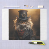 Steampunk Grumpy Cat Tissuepapier (Craft)