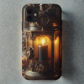Steampunk Halloween Black Lantern Case-Mate iPhone Case