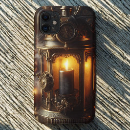 Steampunk Halloween Black Lantern Case-Mate iPhone Case