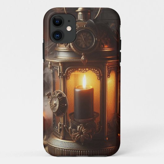 Steampunk Halloween Black Lantern Case-Mate iPhone Case (Achterkant)